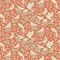 Tilda Songbird Fat Quarter Bundle - CORAL - 5 Fabrics each 21" x 19" - 100% Cotton